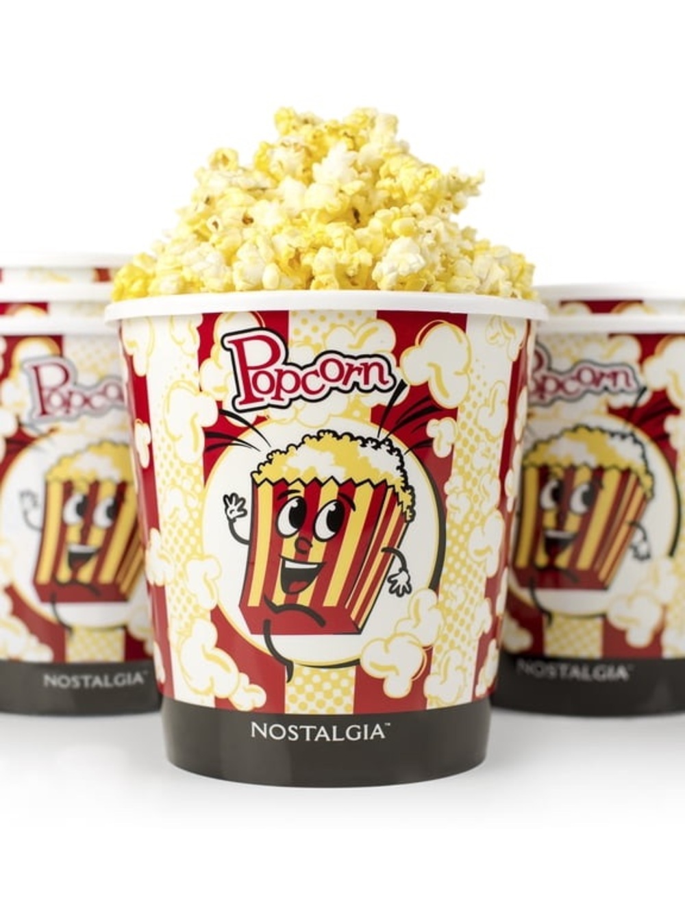 Nostalgia 4-Quart Reusable Movie Theater Popcorn Bucket - 4 Pack